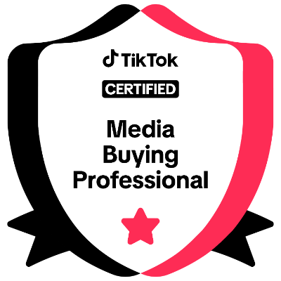TikTok Certified Media Buying Professional badge
